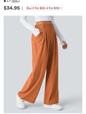 Halara Flex™ High Waisted Pocket
Wide Leg Waffle Work Pants new S P